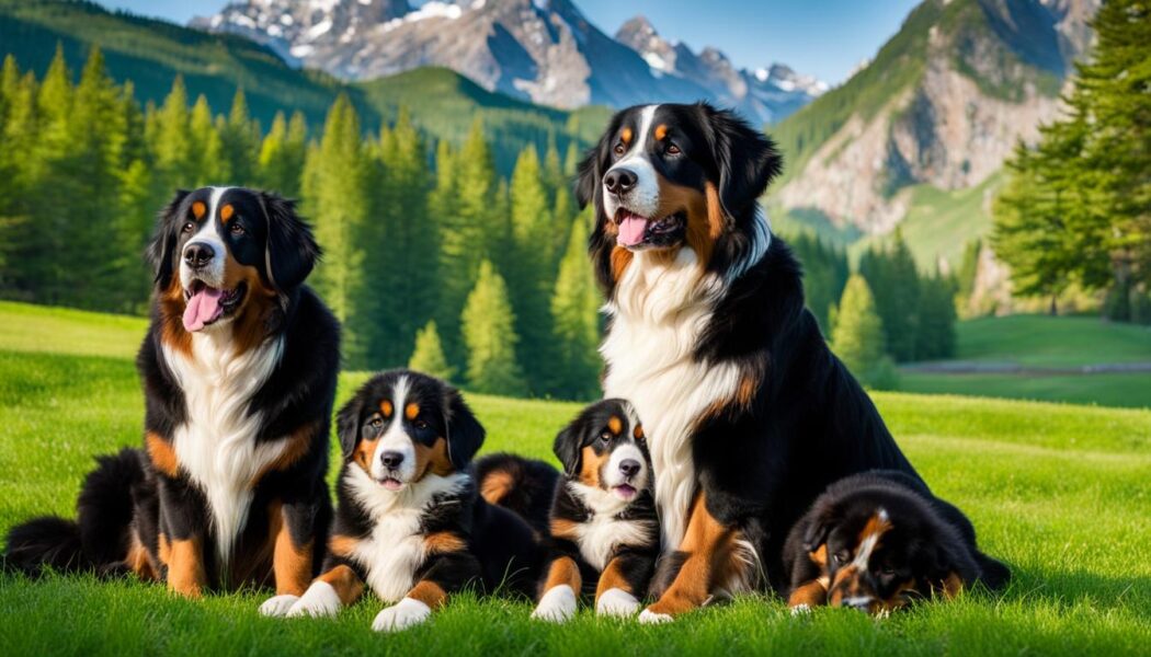 Heroic Bernese Mountain Dogs