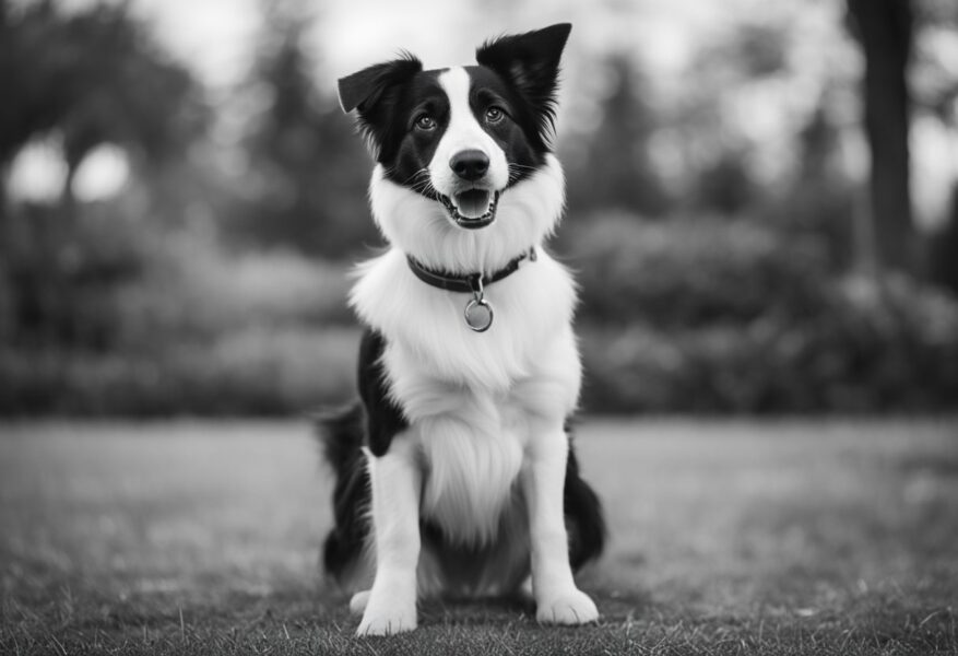Dog Clipart Black and White