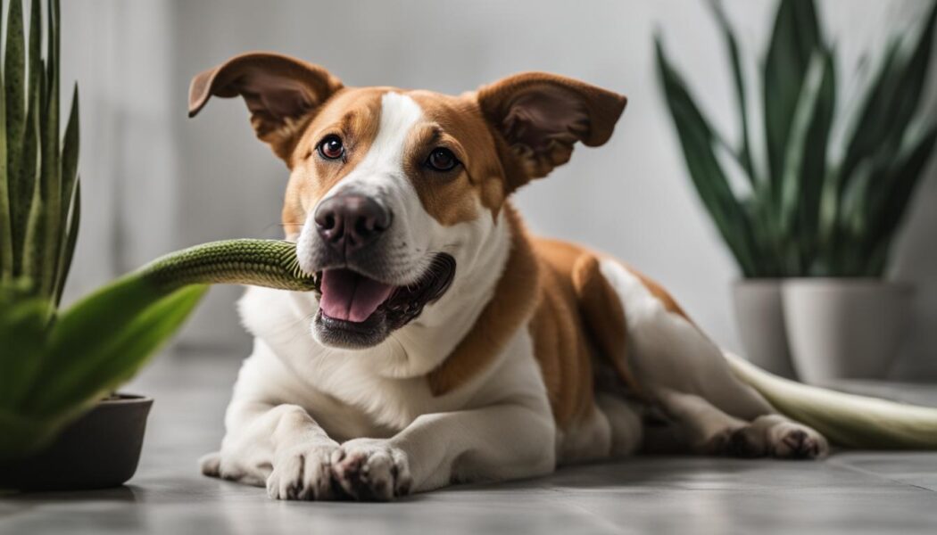 Recognizing snake plant toxicity in dogs