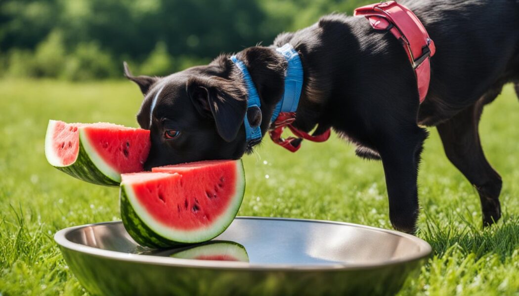 precautions when feeding watermelon to dogs