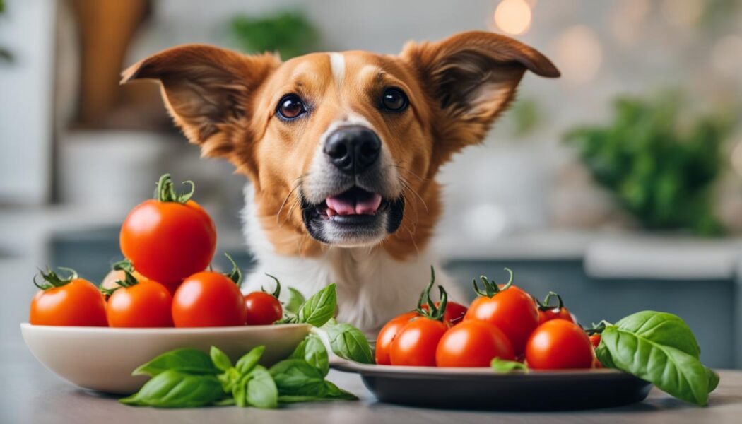 serving tomatoes to dogs