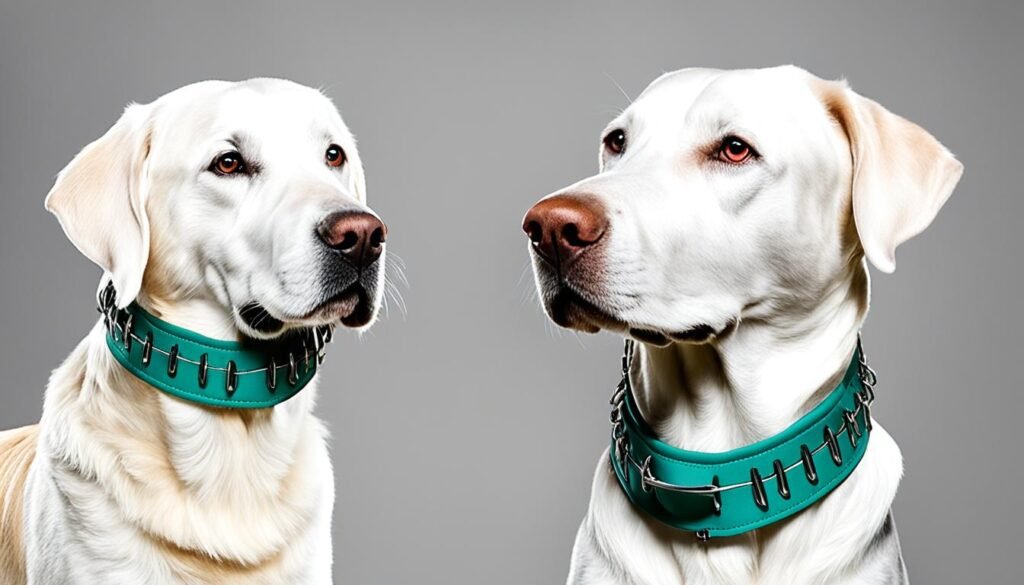 Gentle Leader and Herm Sprenger Prong Collar