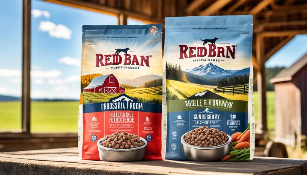 Open Farm and Redbarn Dry Dog Food